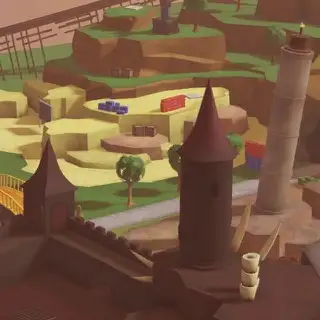 Crossroads map thumbnail from Tower Defense Simulator