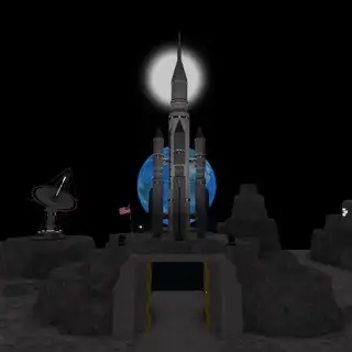 Moon Base map thumbnail from Tower Defense Simulator