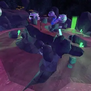 Space City map thumbnail from Tower Defense Simulator