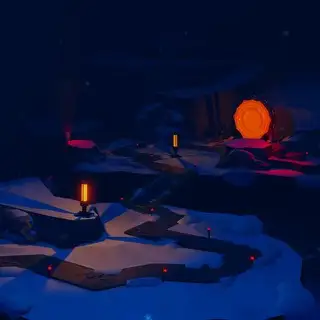 Winter Abyss map thumbnail from Tower Defense Simulator