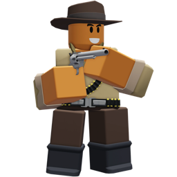 Cowboy tower icon from Tower Defense Simulator