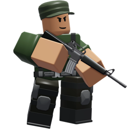 Soldier tower icon from Tower Defense Simulator