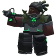 Toxic Gunner tower icon from Tower Defense Simulator